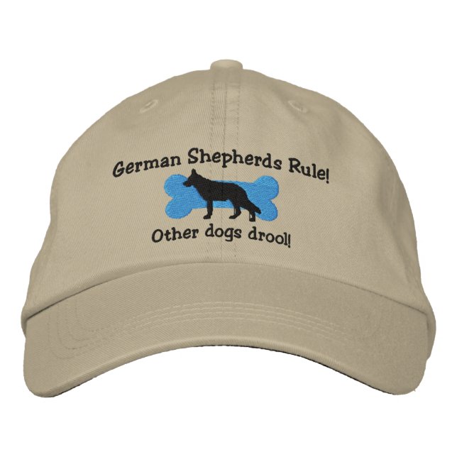 Deutsche Hirtenregel bestickter Hut (Vorderseite)