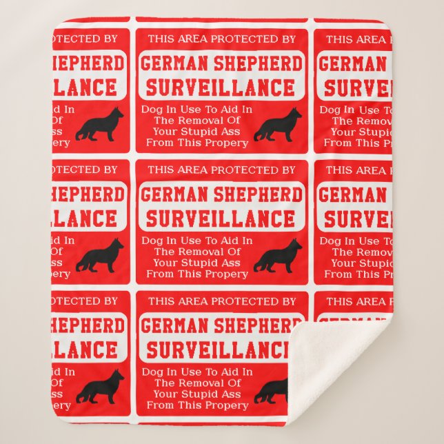 Deutsche Hirtenüberwachung Sherpadecke (Vorderseite)