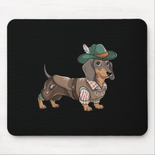 Deutsche Hunde Dackel Bayerische Weiner Wurst Mousepad