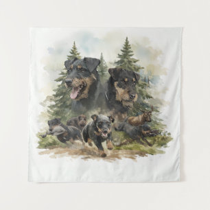 Deutsche Jagdterrier Wandteppich
