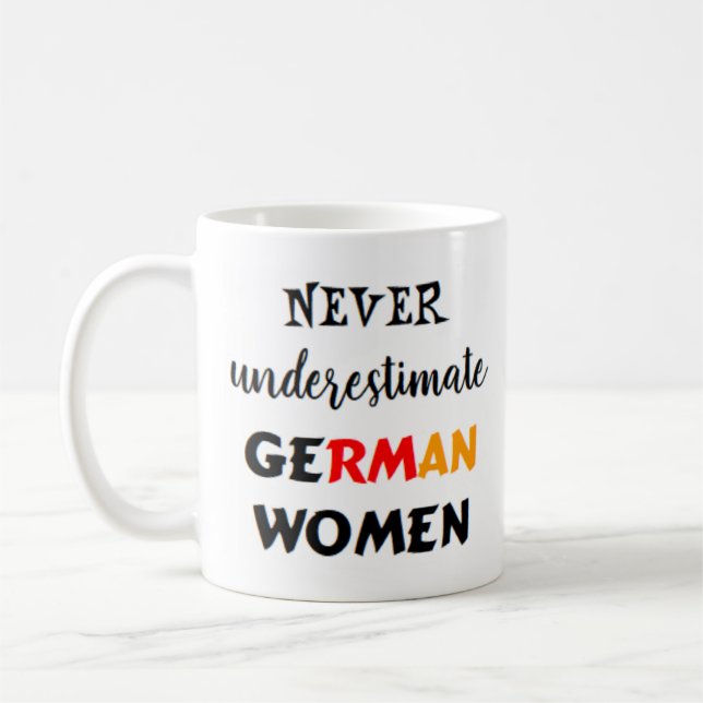 Deutsche Kaffeefrauen Tasse (Links)