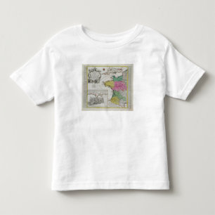 Deutsche Karte, die englische Marineangriffe auf Kleinkind T-shirt