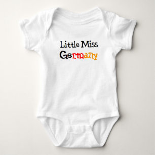 deutsche kleine Miss Baby Strampler