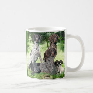 Deutsche kurzhaariger Zeiger-Familien-Tasse Kaffeetasse
