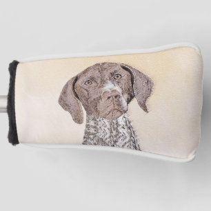 Deutsche kurzhaariger Zeiger-Malerei - Hundekunst Golf Headcover