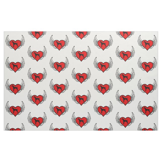 Deutsche kurzhaariger Zeiger-Winged Stoff (Fat Quarter (45,7 x 55,9 cm))