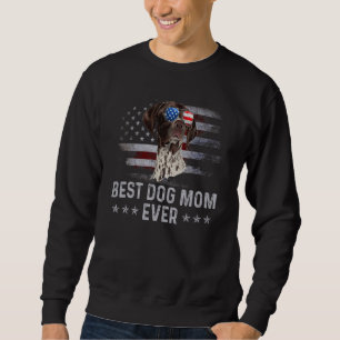 Deutsche Kurzläufer Mama Vintag American Fl Sweatshirt
