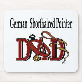 Deutsche Kurzpointer-Vater-Geschenke Mousepad
