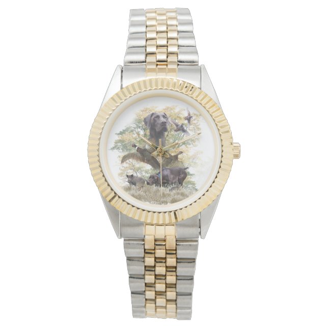 Deutsche Kurzzeiger (APS) Armbanduhr (Vorderseite)