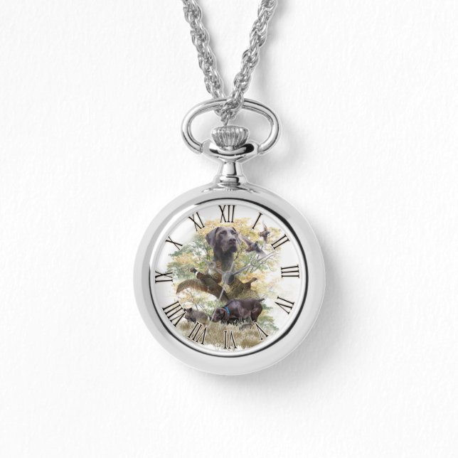 Deutsche Kurzzeiger (APS) Armbanduhr (Vorderseite)