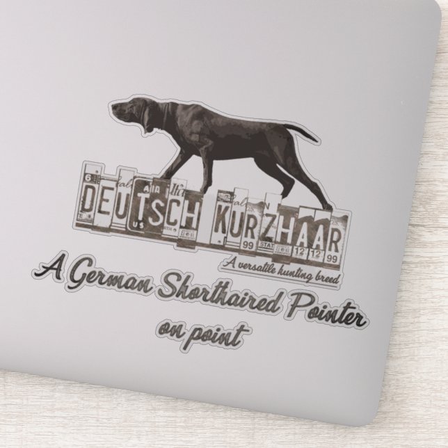 Deutsche Kurzzeiger (APS) Aufkleber (Detail)