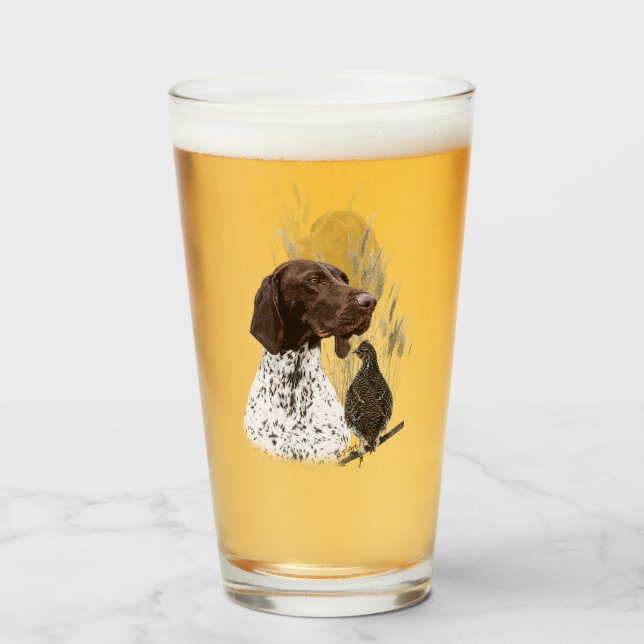 Deutsche Kurzzeiger (APS) Glas (Vorne (Gefüllt))