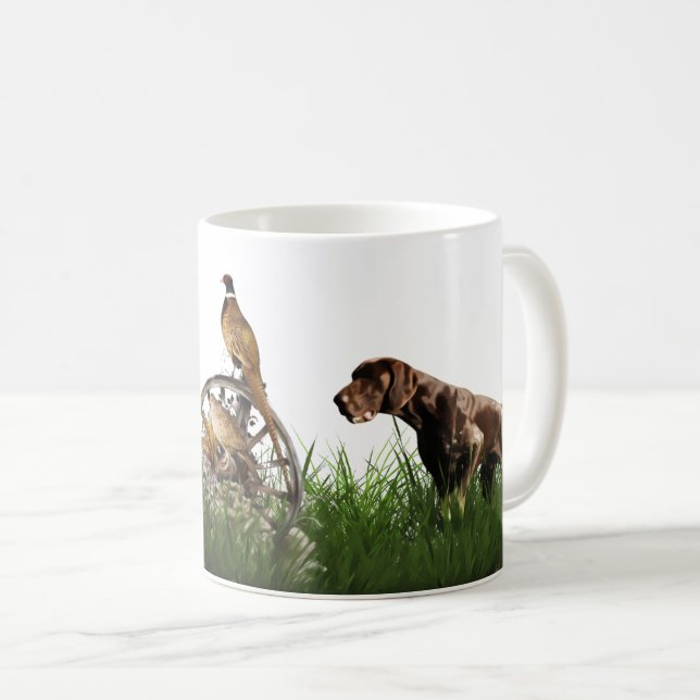 Deutsche Kurzzeiger (APS) Kaffeetasse (VorderseiteRechts)