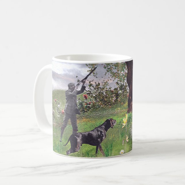 Deutsche Kurzzeiger (APS) Tapestry Poster Kaffeetasse (Vorderseite Links)