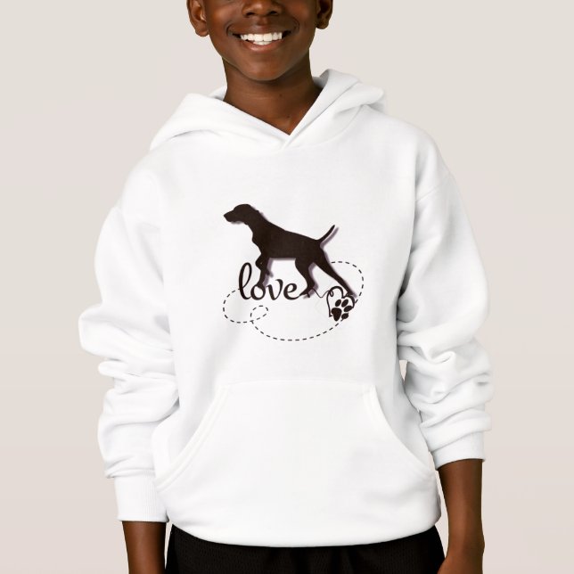 Deutsche Kurzzeiger Hoodie (Vorderseite)