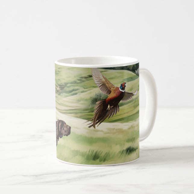 Deutsche Kurzzeiger Kaffeetasse (VorderseiteRechts)