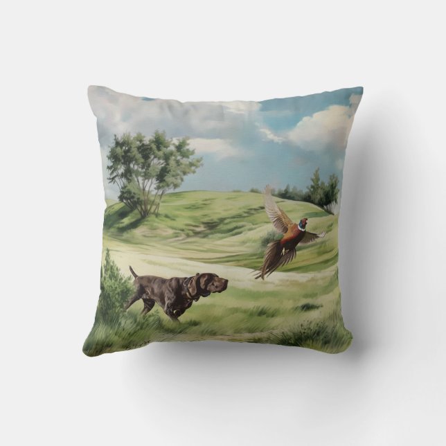 Deutsche Kurzzeiger Kissen (Rückseite)