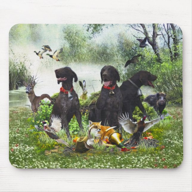 Deutsche Kurzzeiger Mousepad (Vorne)