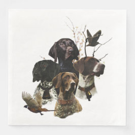 Deutsche Kurzzeiger Serviette