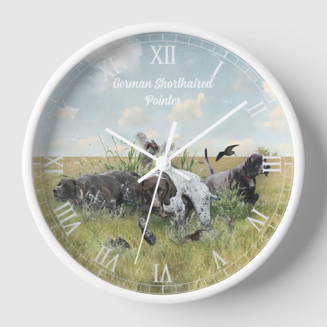 Deutsche Kurzzeiger Uhr (Vorderseite)