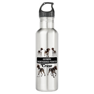 Deutsche Kurzzeigerin-Crew Edelstahlflasche