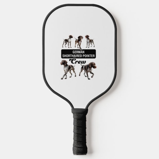 Deutsche Kurzzeigerin-Crew Pickleball Schläger (Vorderseite)