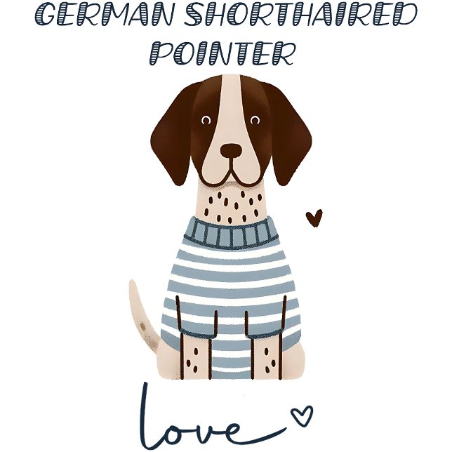 Deutsche Kurzzeigerin-Liebe T-Shirt (Von Creator hochgeladen)