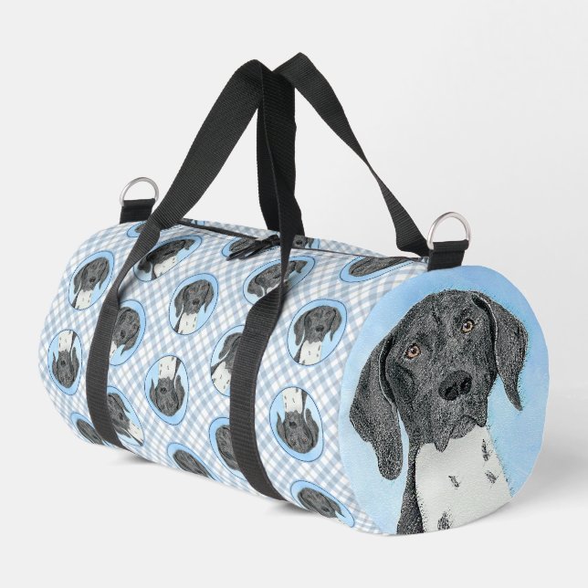 Deutsche Kurzzeitermalerei Original Art Duffle Bag (Linke Seite)