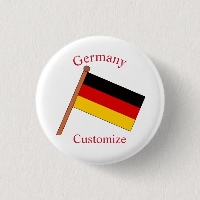 Deutsche Landesflagge Thunder_Cove Button (Vorderseite)