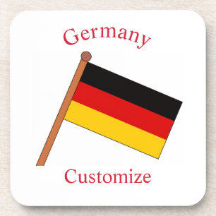 Deutsche Landesflagge Thunder_Cove Getränkeuntersetzer