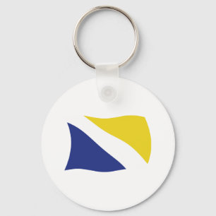 Deutsche Minderheit in Nordschleswig Flagge Keycha Schlüsselanhänger