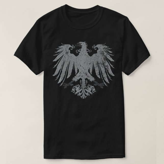 Deutsche Oktoberfest-Adlermatte von Armen Heraldry T-Shirt (Design vorne)
