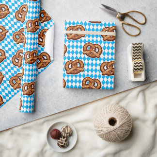 Deutsche Oktoberfest-Brezeln Geschenkpapier