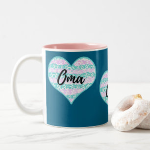 Deutsche Oma-Tasse Zweifarbige Tasse