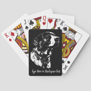 Deutsche Pointer Cards Custom Dog Spielkarten