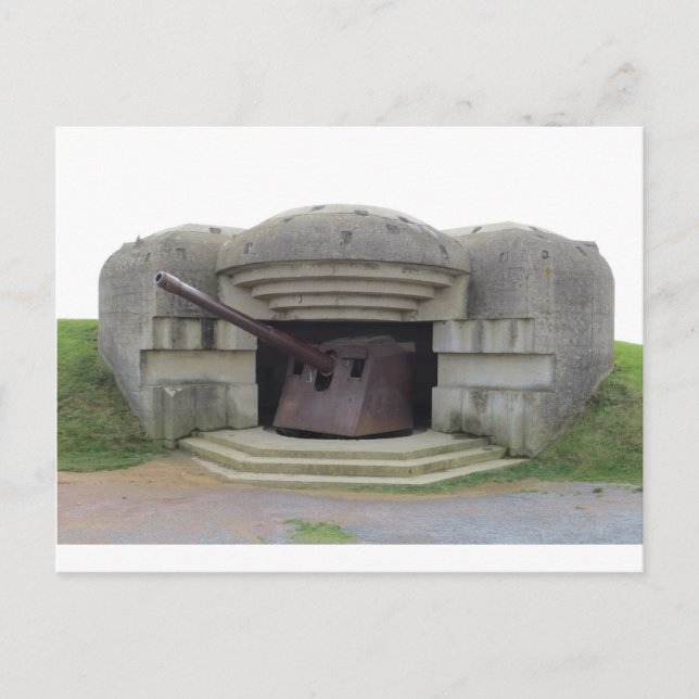 Deutsche Position des Guts mit Blick auf den Stran Postkarte (Vorderseite)