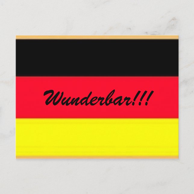 Deutsche Postkarte (Vorderseite)