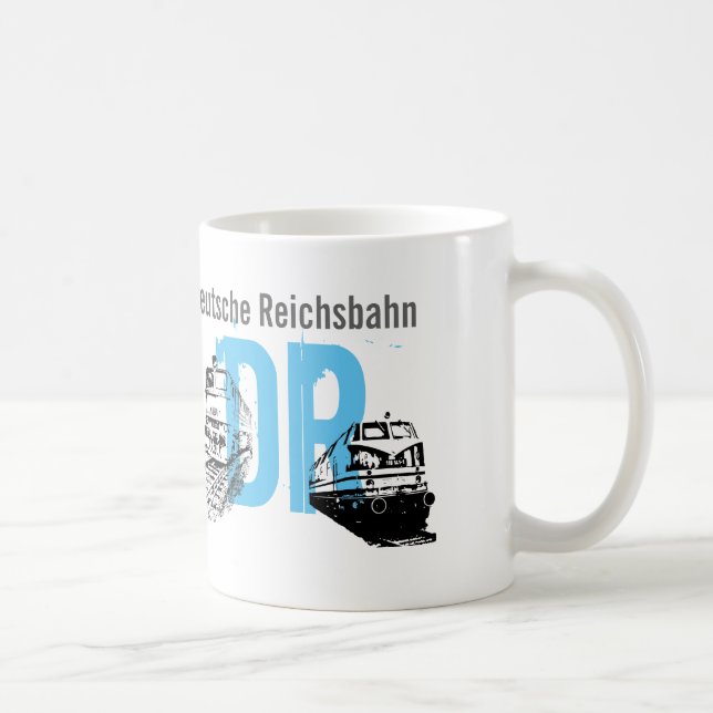 Deutsche Reichsbahn DDR Design Kaffeetasse (Rechts)