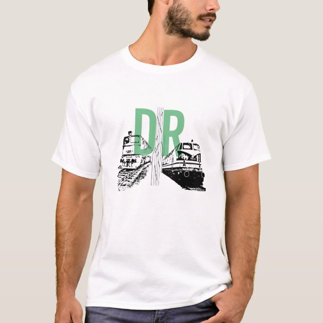 Deutsche Reichsbahn DDR Design T-Shirt (Vorderseite)