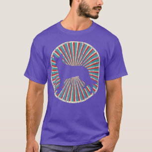 Deutsche Schäferausbildung Polizei Hundetier T-Shirt