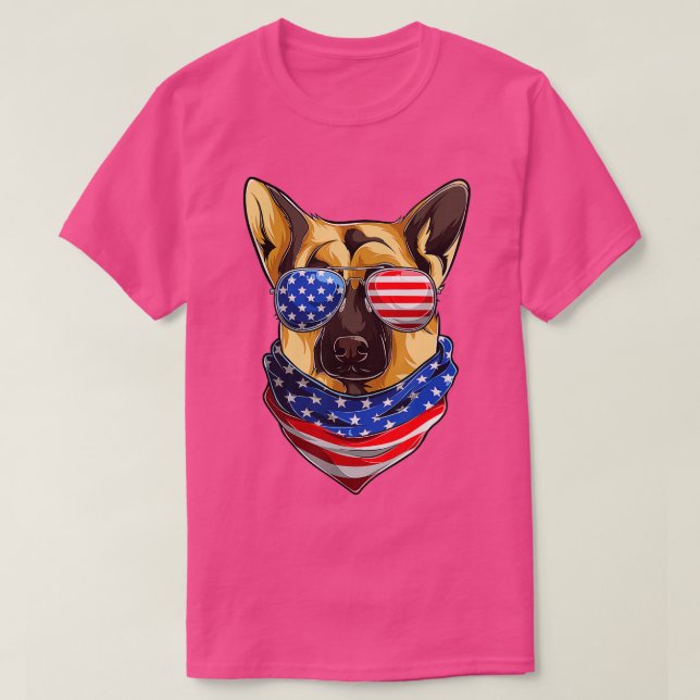 Deutsche Schäferfahne, Vierte Politik vom Juli T-Shirt (Design vorne)