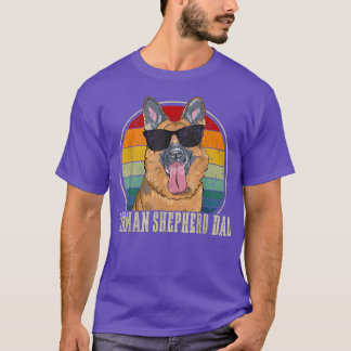 Deutsche Schäferhirte Vater Retro Sonnenbrille 4.  T-Shirt