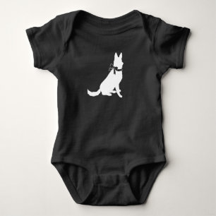 Deutsche Schäferhund Dog Baby Dusche Geschlechtslo Baby Strampler