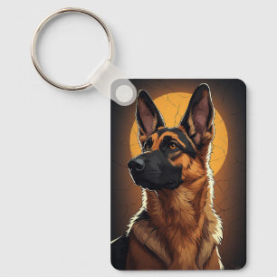 🐾 Deutsche Schäferhund-Geschenke für Hunde-Liebha Schlüsselanhänger