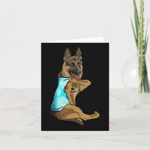 Deutsche Schäferhund I Liebe Mama Tattoo Dog Mütte Karte