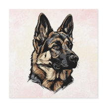 Deutsche Schäferhund-Kunst