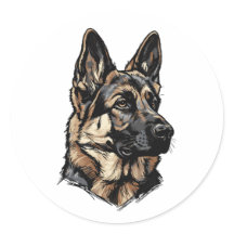 Deutsche Schäferhund-Kunst