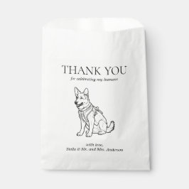 Deutsche Schäferhund Leckerei Haustier Zeichnend G Geschenktütchen