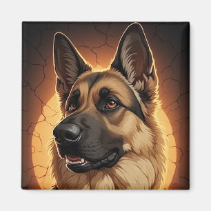 🐾 Deutsche Schäferhund Liebhaber Geschenkideen 🐾 Magnet