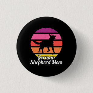 Deutsche Schäferhund-Mama Button